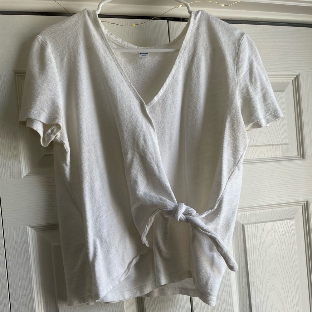 white boho top